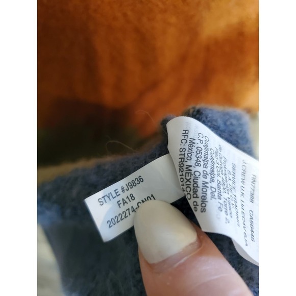 Madewell Striped Wool Blend open cardigan xxs - Picture 6 of 9